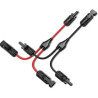 MC4-2Y Connector MC4 Cabang 2 (sepasang) 1000V Solar Panel Surya